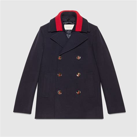 gucci pea coats for men